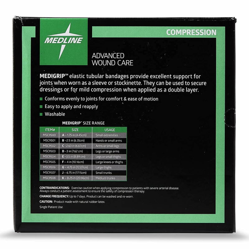 Medline Medigrip Elastic Tubular Bandages, Size C, For Large Arms Or Legs - Image 5